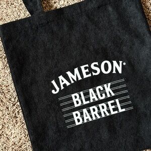 Jameson Black Barrel Tote Bag - Black